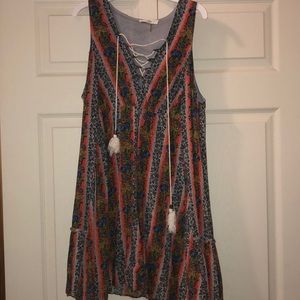 Cute patterned dress!